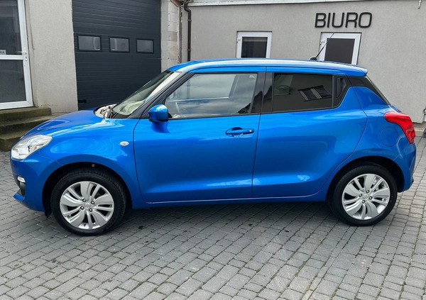 Suzuki Swift cena 49900 przebieg: 54200, rok produkcji 2020 z Bisztynek małe 704